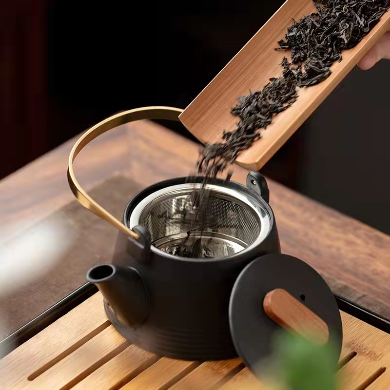 黑陶简约茶盘(图2)